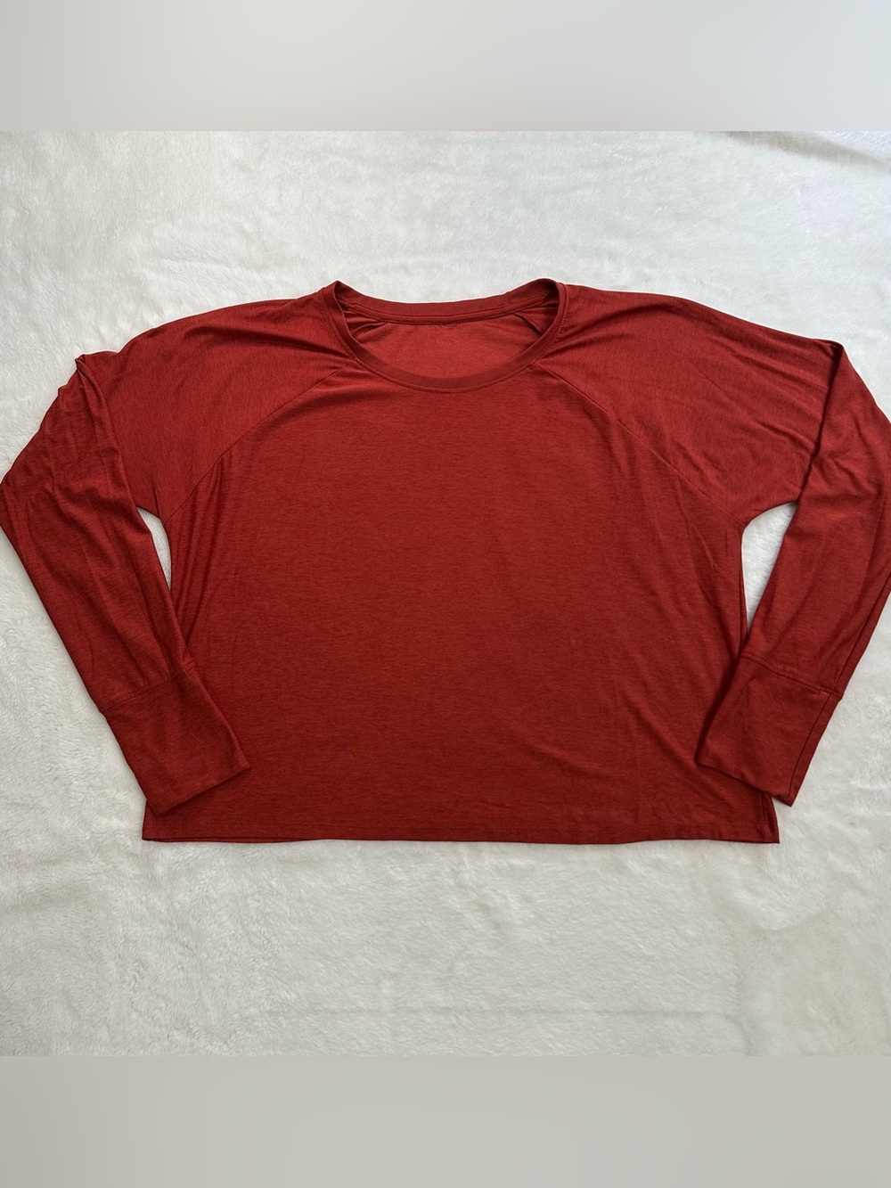 Beyond Yoga Featherweight Daydreamer Pullover Ruby Red Size L